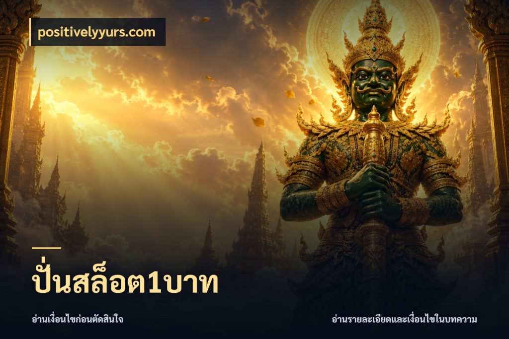 ปั่นสล็อต1บาท ยอดเริ่มต้นน่าจับตากับสิทธิ์ที่เกี่ยวข้อง ในมุม positivelyyurs.com