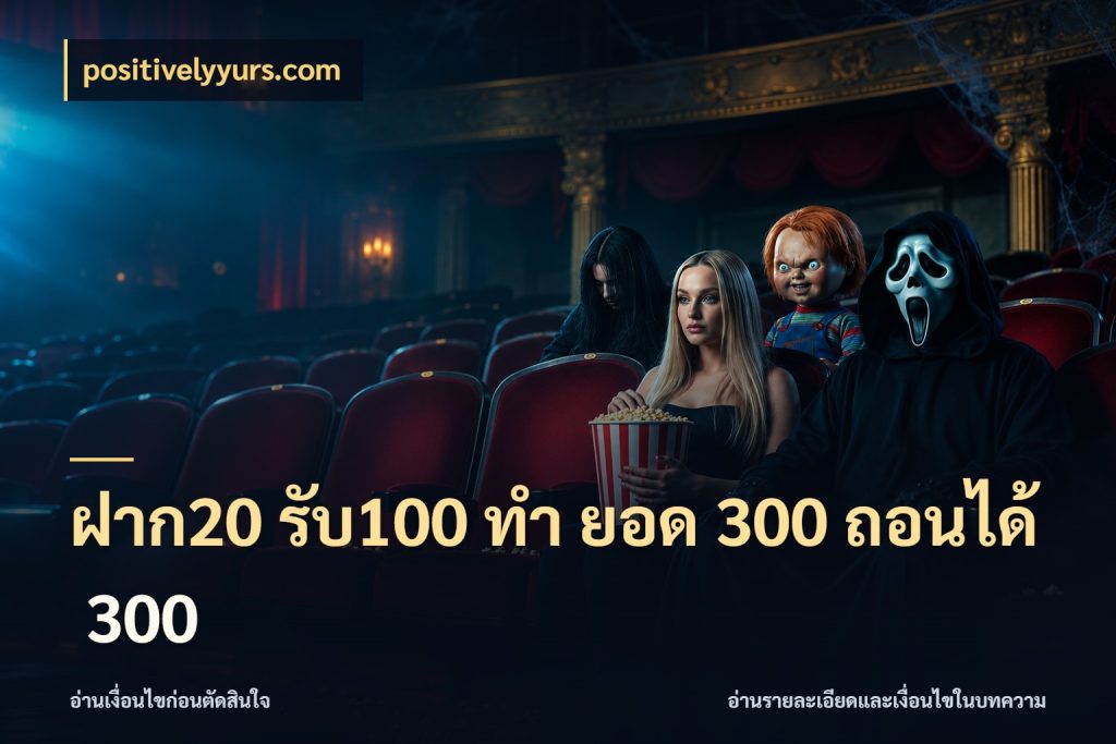 ฝาก20 รับ100 ทํา ยอด 300 ถอนได้ 300 โปรยอดรับที่สายเกมสนใจ สไตล์ positivelyyurs.com