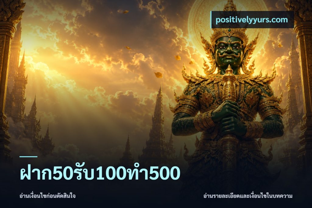 ฝาก50รับ100ทํา500