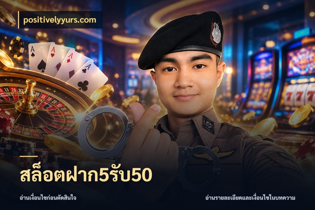 สล็อตฝาก5รับ50 positivelyyurs.com เครดิตกับรูปแบบโปรที่ตรงใจ