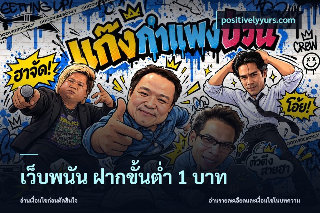 เว็บพนัน ฝากขั้นต่ำ 1 บาท