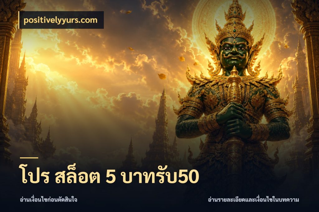 โปร สล็อต 5 บาทรับ50 โปรยอดรับที่สายเกมสนใจ สไตล์ positivelyyurs.com