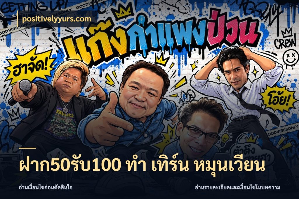 ฝาก50รับ100 ทํา เทิร์น หมุนเวียน จุดเด่นของเครดิตที่คนชอบเกมอยากรู้ กับ positivelyyurs.com