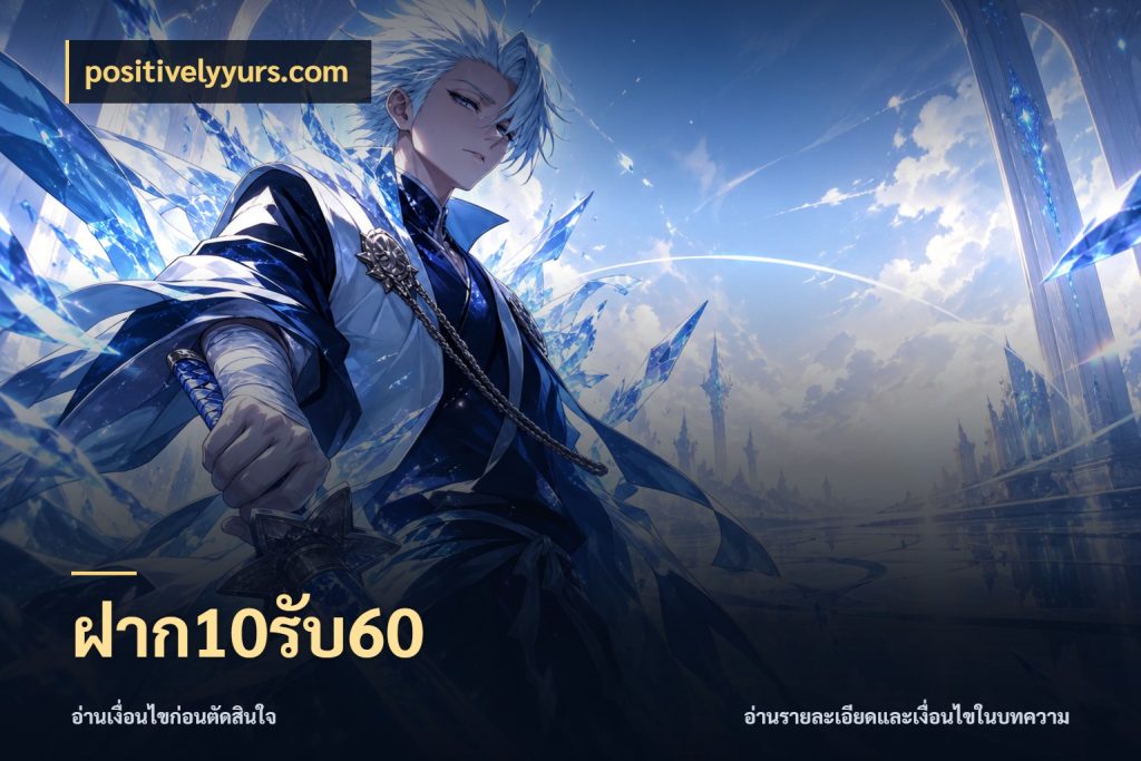 ฝาก10รับ60 เครดิตกับรูปแบบโปรที่ตรงใจ สไตล์ positivelyyurs.com
